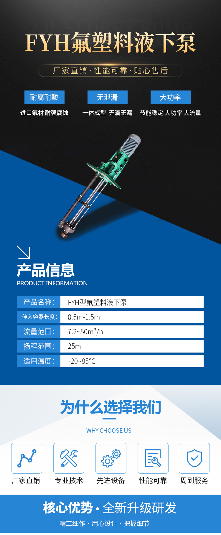  FYH氟塑料液下泵(图2)